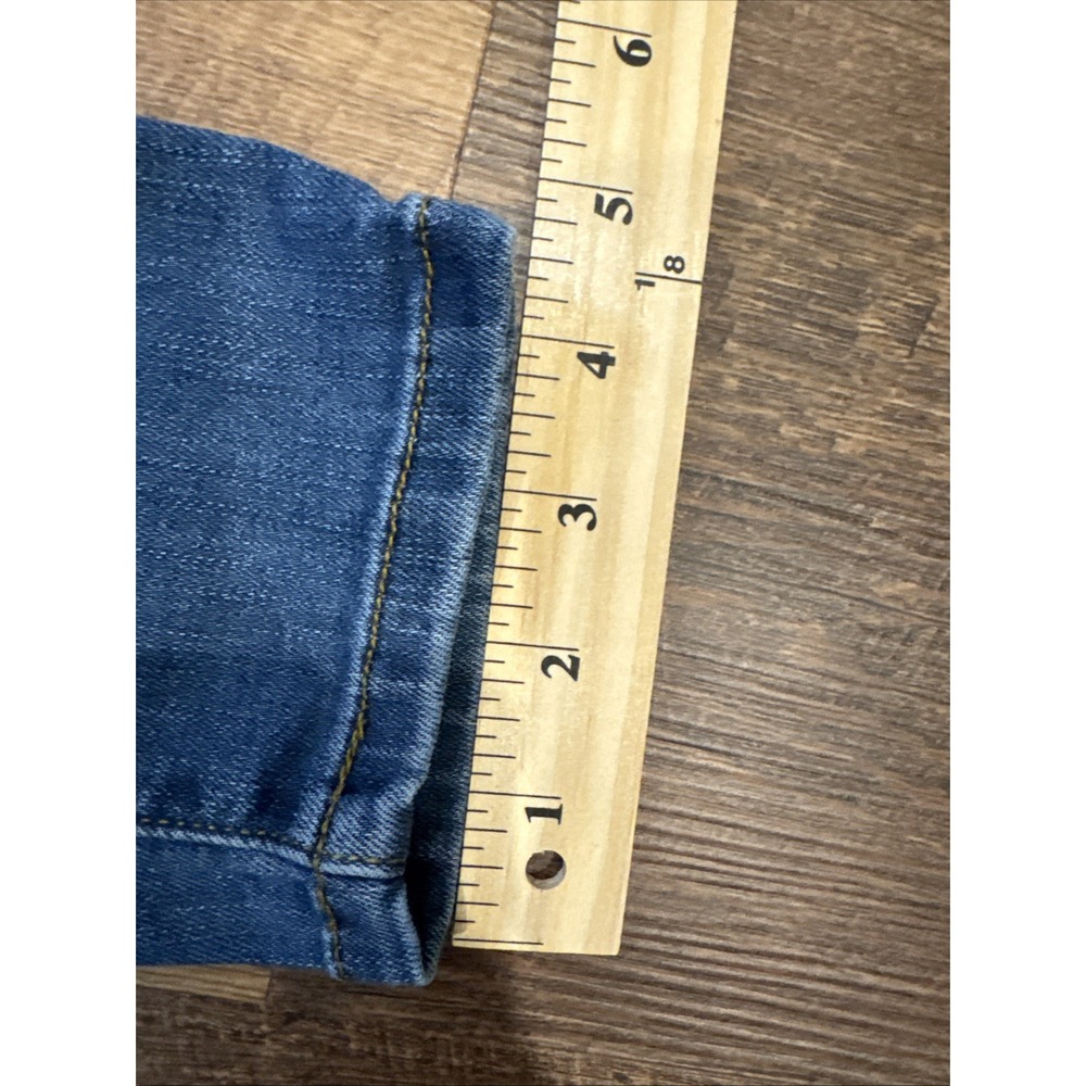 Judy Blue Skinny Fit Blue Distressed Animal Print Jeans, Size 7/28 - Picture 7 of 7